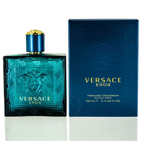 VERSACE Eros Perfumed Deodorant Spray, 3.4 Ounce.